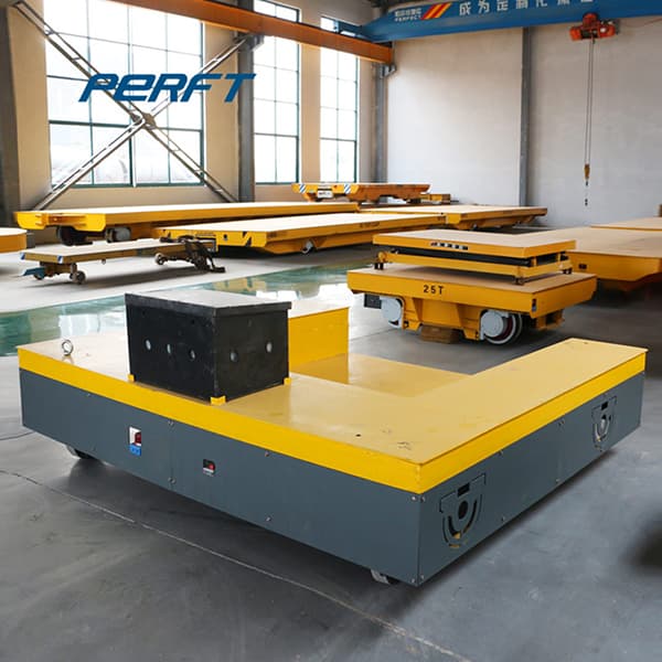 motorized rail transfer trolley for steel liquid 50 tons